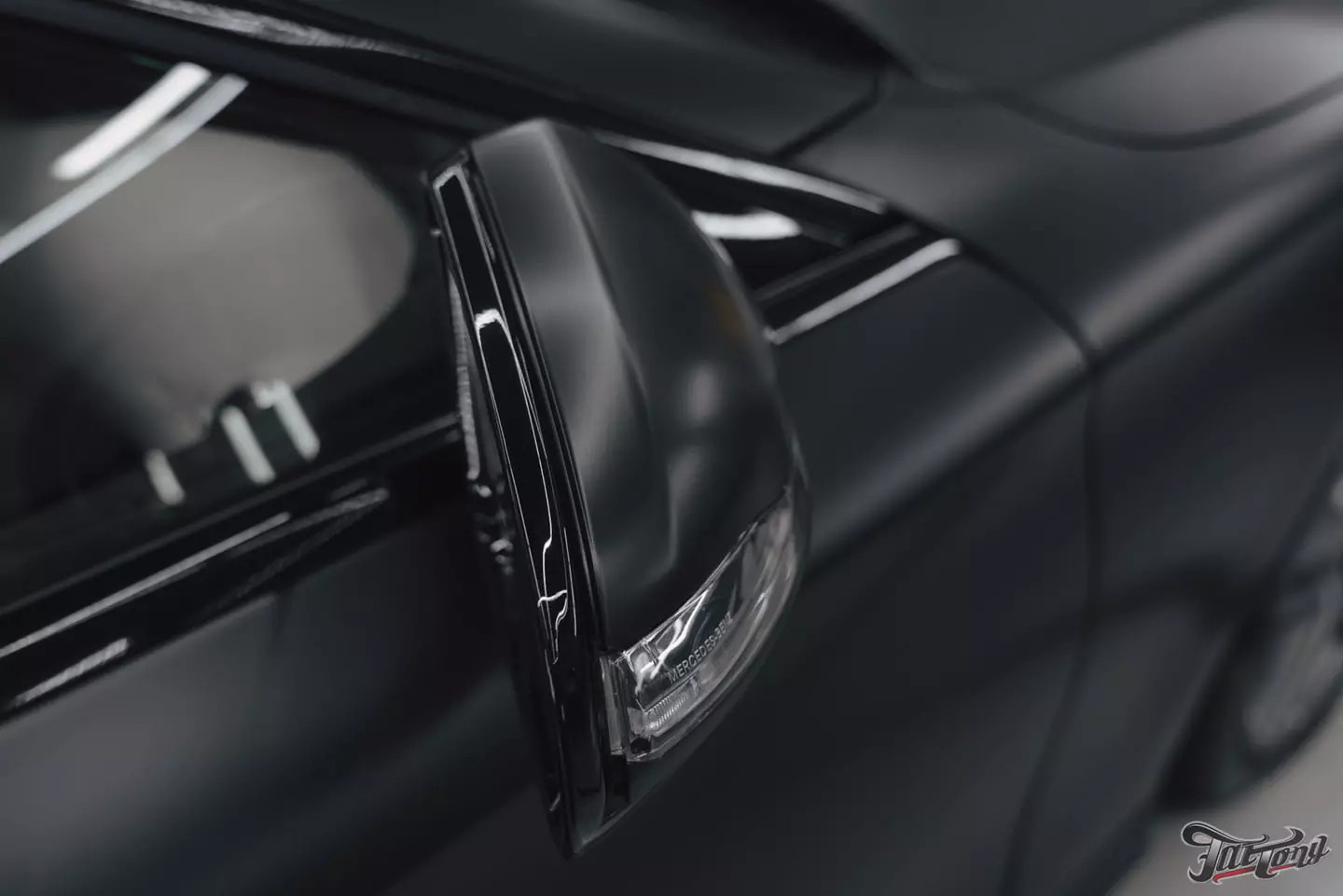 Смена стиля Mercedes S-class Coupe! Оклеили кузов в темно-серый винил от Oracal, окрасили диски